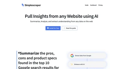 Simplescraper